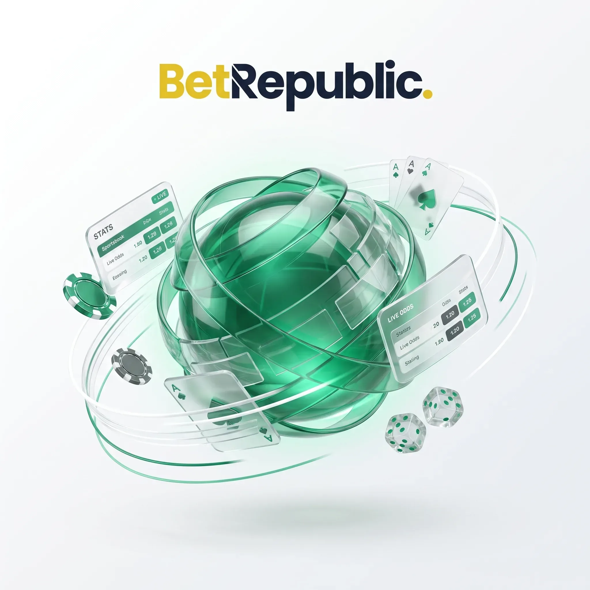 Sfera di vetro con premi BetRepublic